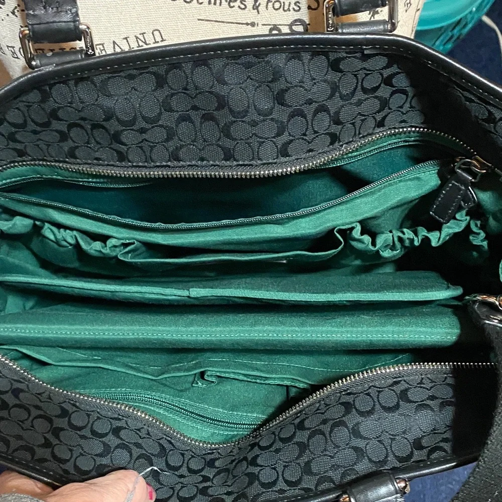 Coach diaper bag Small signature c with crossbody strap